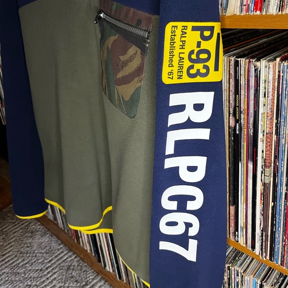 Polo Ralph Lauren Hi Tech Fleece Green P-93 RLPC67 in MEDIUM - Picture 3 of 4